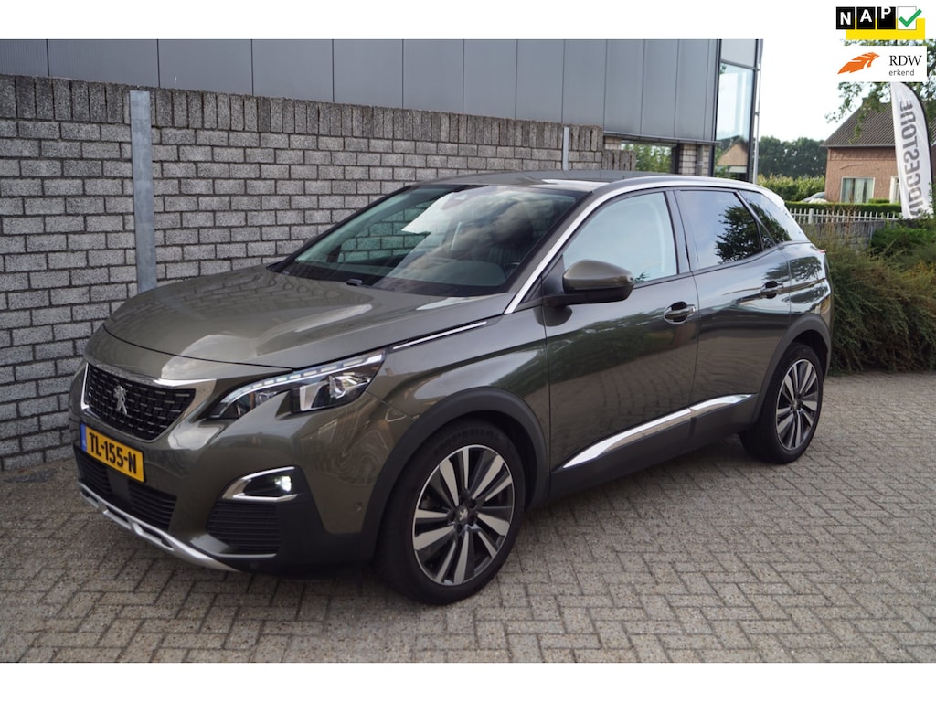 Peugeot 3008 1.6 e-THP Allure Autom Leder Sportst Stoelverw Navi Camera Clima LED Kopl Adapt Cruise 2x PDC LMV Trekh ENZ NL Auto