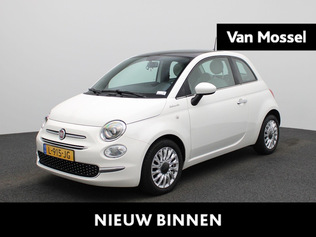 Fiat 500 1.0 Hybrid Dolcevita | Apple Carplay / Android Auto | Cruise Control | Panoramadak | Parkeersensoren | Lichtmetalen Velgen |