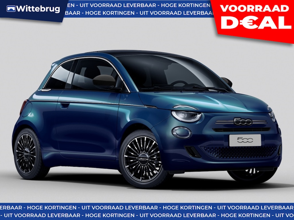Fiat 500 1.0 Hybrid La Prima DIRECT RIJDEN - RIJKLAAR - PANORAMADAK - 8 JAAR GARANTIE