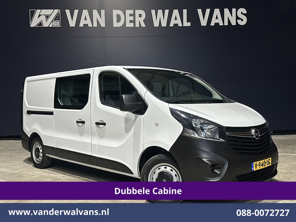 Opel Vivaro 1.6 CDTI 126pk L2H1 Dubbele Cabine Euro6 Airco | 6-Zits | LED | Cruisecontrol Trekhaak
