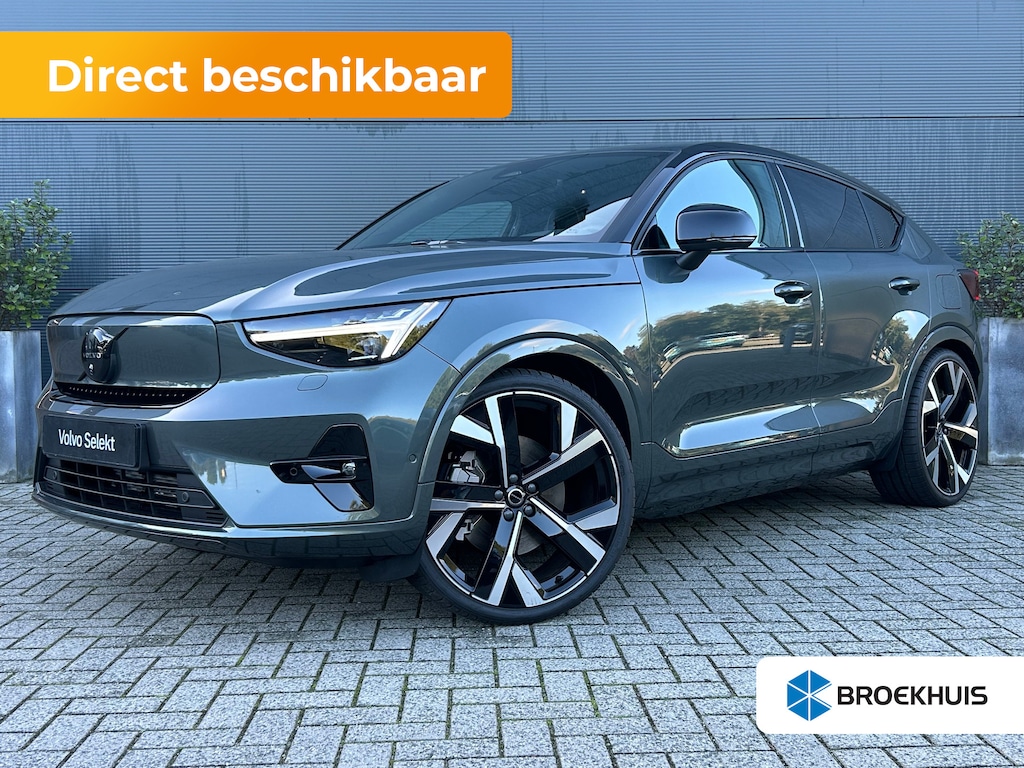 Volvo EC40 Twin Motor Ultra Europa 82 kWh | Meegespoten bumpers | 22 inch! | HEICO sportveren | Forest lake! | Pixel LED |