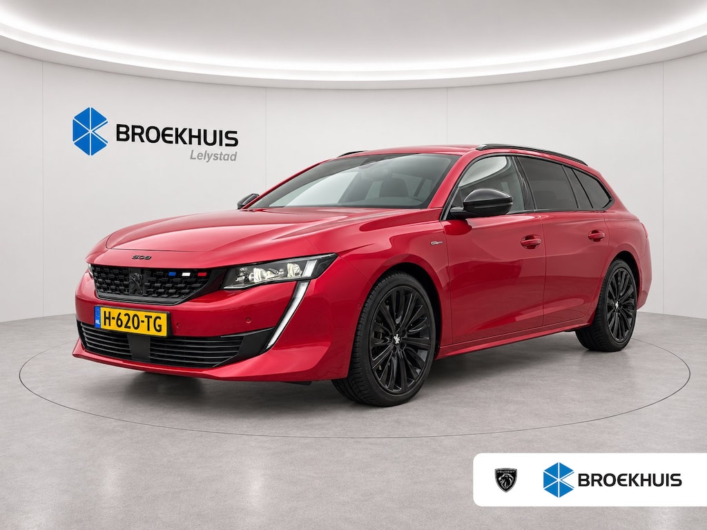 Peugeot 508 SW 2.0 BLUEHDI 160PK BLUE LEASE GT-LINE AUTOMAAT / NAVI / LEDER / FULL-LED / 19" LMV / CAMERA / KEYLESS / APPLE CARPLAY / FOCAL AUDIO / TREKHAAK / ADAPT. CRUISECONTROL / UNIEK !!