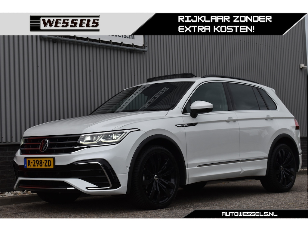 Volkswagen Tiguan 1.5 TSI R-Line Business+ Vol! Panorama, Elek. trekhaak, H&K, Matrix LED, Suzuka 20''