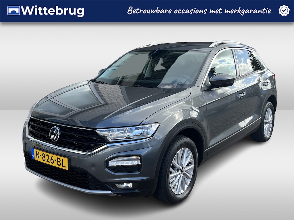 Volkswagen T-Roc 1.0 TSI Style / TREKHAAK/ ADAPTIVE CRUISE/ APP-CONNECT/ PARK.SENSOREN V+A/ NAVI/ DAB/ CLIMA/ 16'' LMV