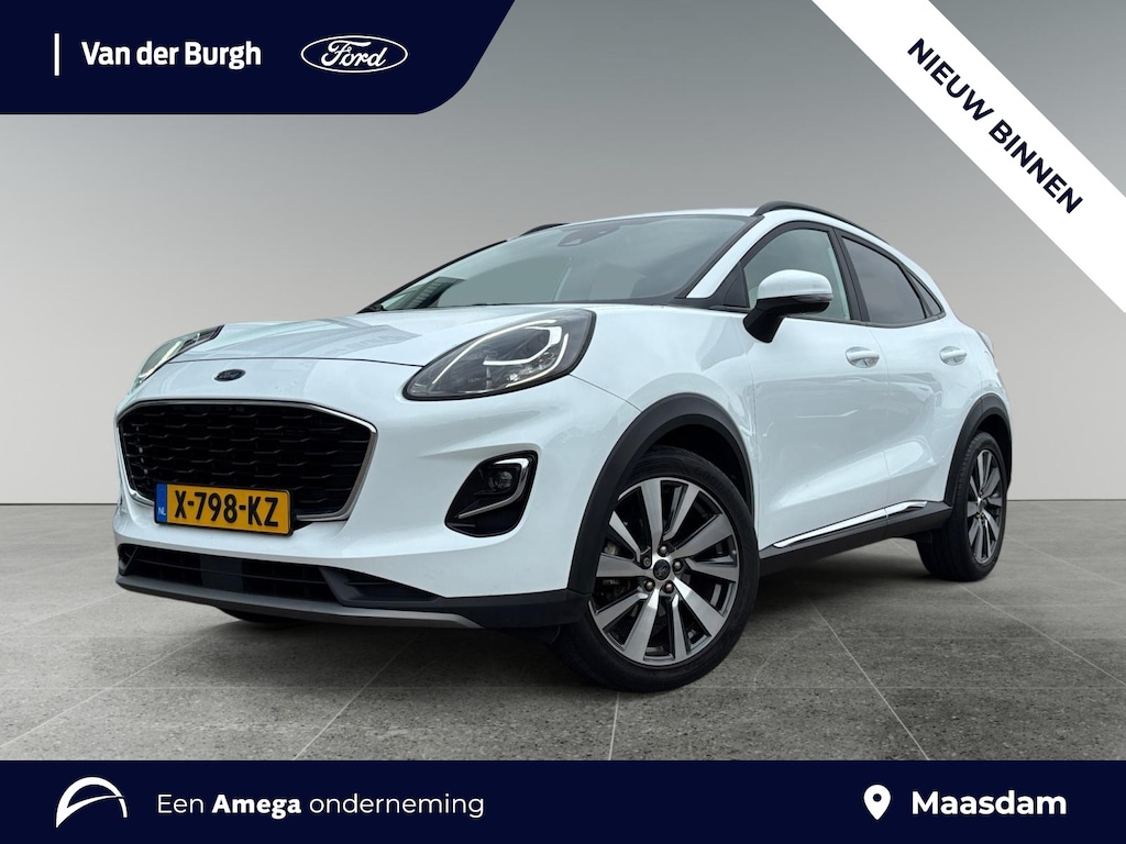 Ford Puma 1.0 EcoBoost Hybrid Titanium X | Keyless Pack | B&O geluidsinstallatie | Frozen White unilak