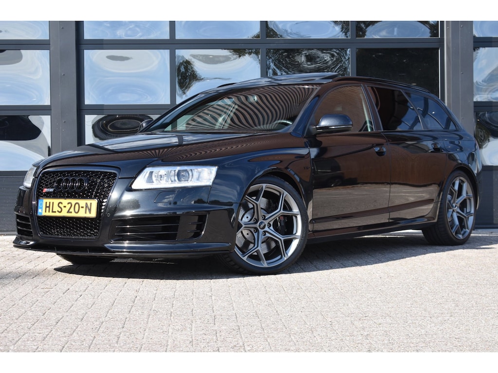 Audi RS6 A6 Avant 5.0 TFSI V10 580pk '08 Leder Clima Navi Cruise Inruil mogelijk