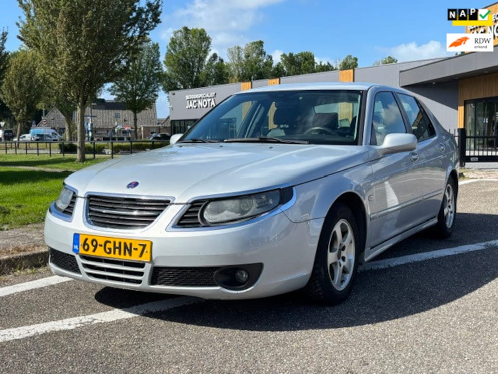 Saab 9-5 2.0t Vector Automaat Sport LPG-G3 Audio/Navi Leder LMV 15" Cruise ESP Sportstoelen PDC ESP Xenon Apk 27/01/2027