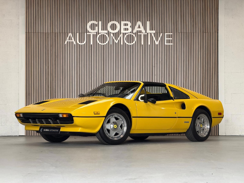 Ferrari 308 GT Spider Inj. - Giallo Nuovo Fly - Zwart leder