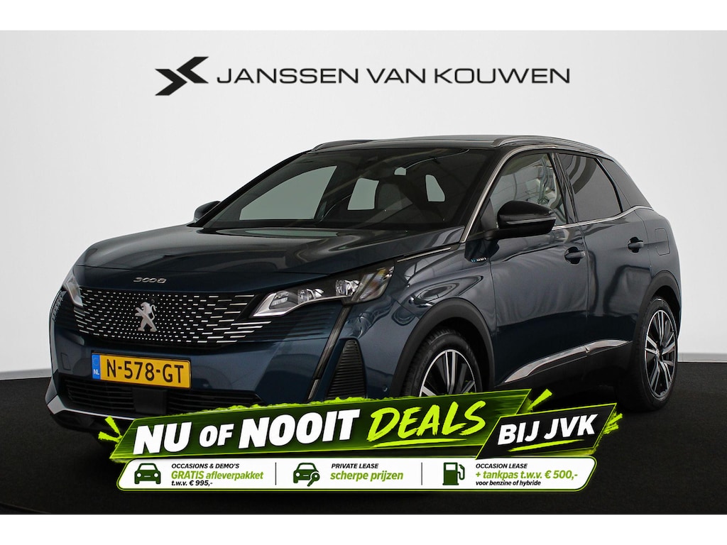 Peugeot 3008 1.6 HYbrid4 300 Blue Lease GT Pano Trekhaak FOCAL Stoelverwarming