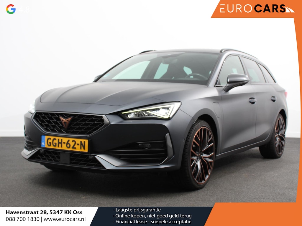 CUPRA Leon Sportstourer 1.4 e-Hybrid PHEV Automaat VZ Business 19"Lichtmetalen velgen Navigatie Apple Carplay Android Auto Electrisch bedienbare achterklep Camera Parkeer sensoren Led Climate Control