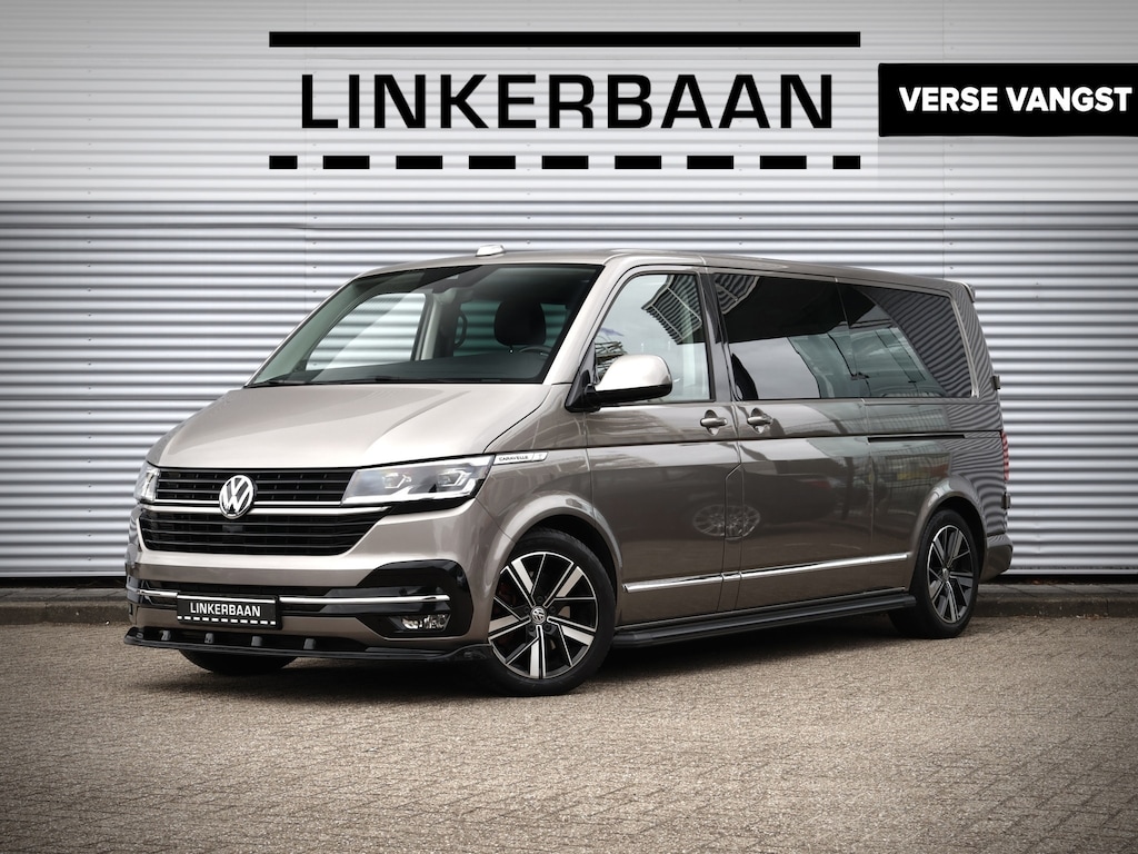 Volkswagen Transporter T6.1 Caravelle L2H1 2.0 TDI Lang Highline | Dubbel cabine | Leder | Alpine | Trekhaak |