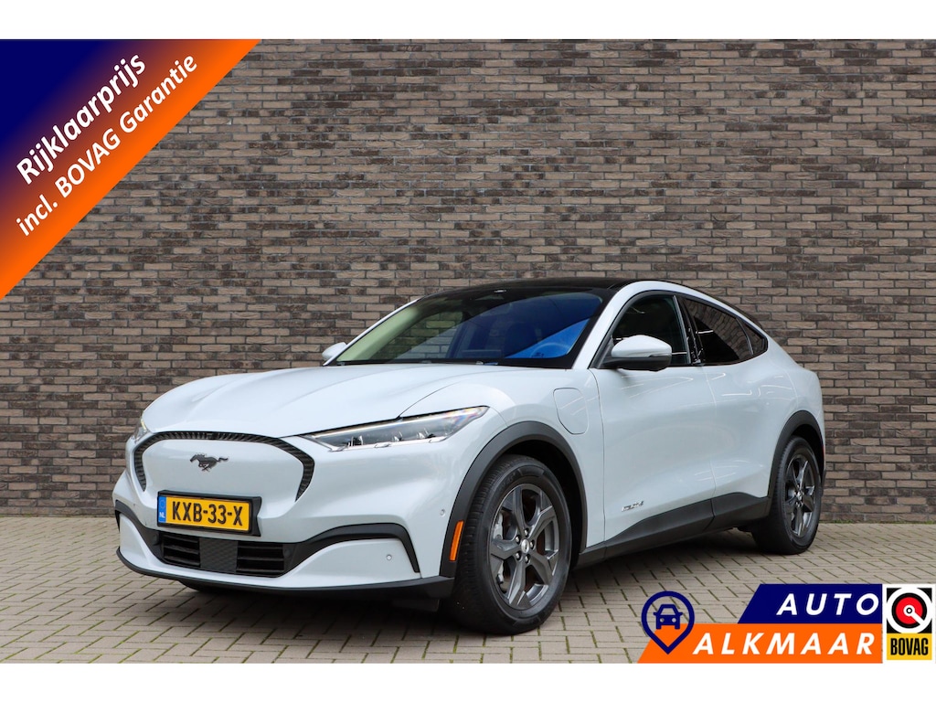 Ford Mustang Mach-E RWD 75 kWh | Soh 94% | Panoramadak | Trekhaak | Leer | Rijklaarprijs - incl.garantie