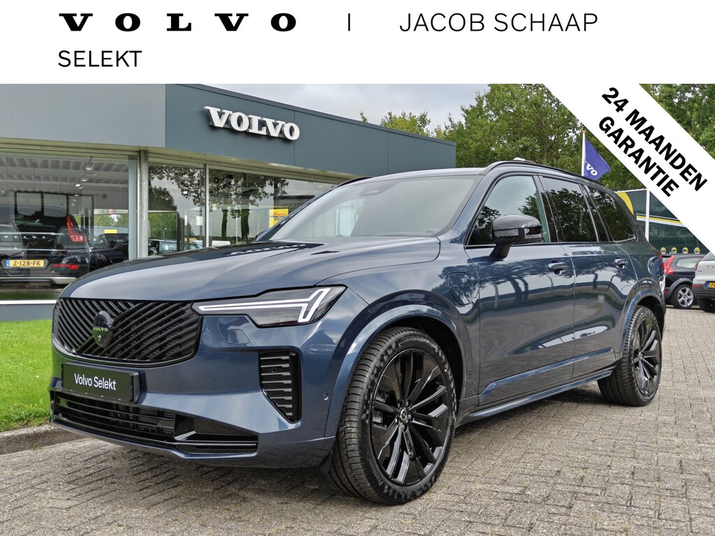 Volvo XC90 T8 405PK AWD Ultra Black Edition Plug-in hybrid | BLIS | Luchtvering | Trekhaak | B&W | Elektr. Stoelen | ACC | HUD | Pano |