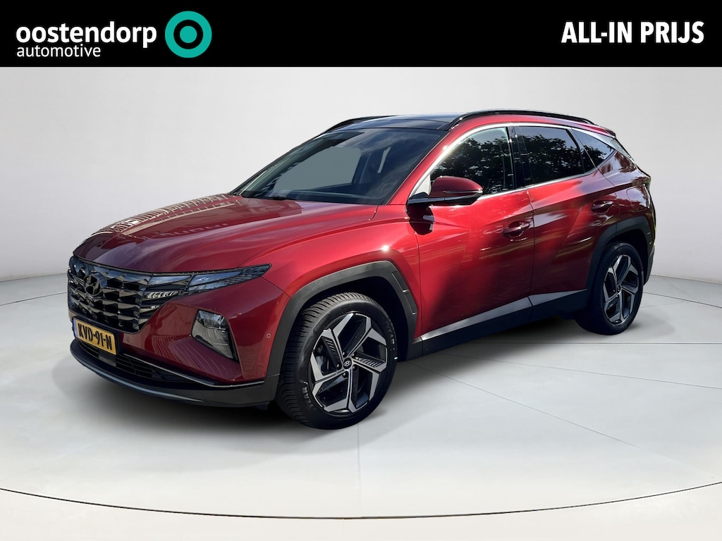 Hyundai Tucson 1.6 T-GDI HEV Premium Sky | Rijklaarprijs | Panoramadak | Leer | Elektrisch verstelbare, verwarmde en verkoelde voorstoelen | Navigatie | Apple CarPlay/Android Auto |