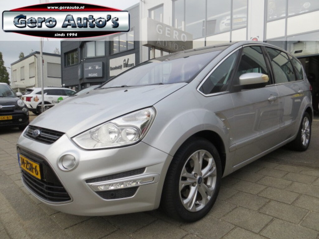 Ford S-Max 1.6 EcoBoost Titanium airco ecc,nl-auto trekhaak lmv distr 159 dkm vervangen