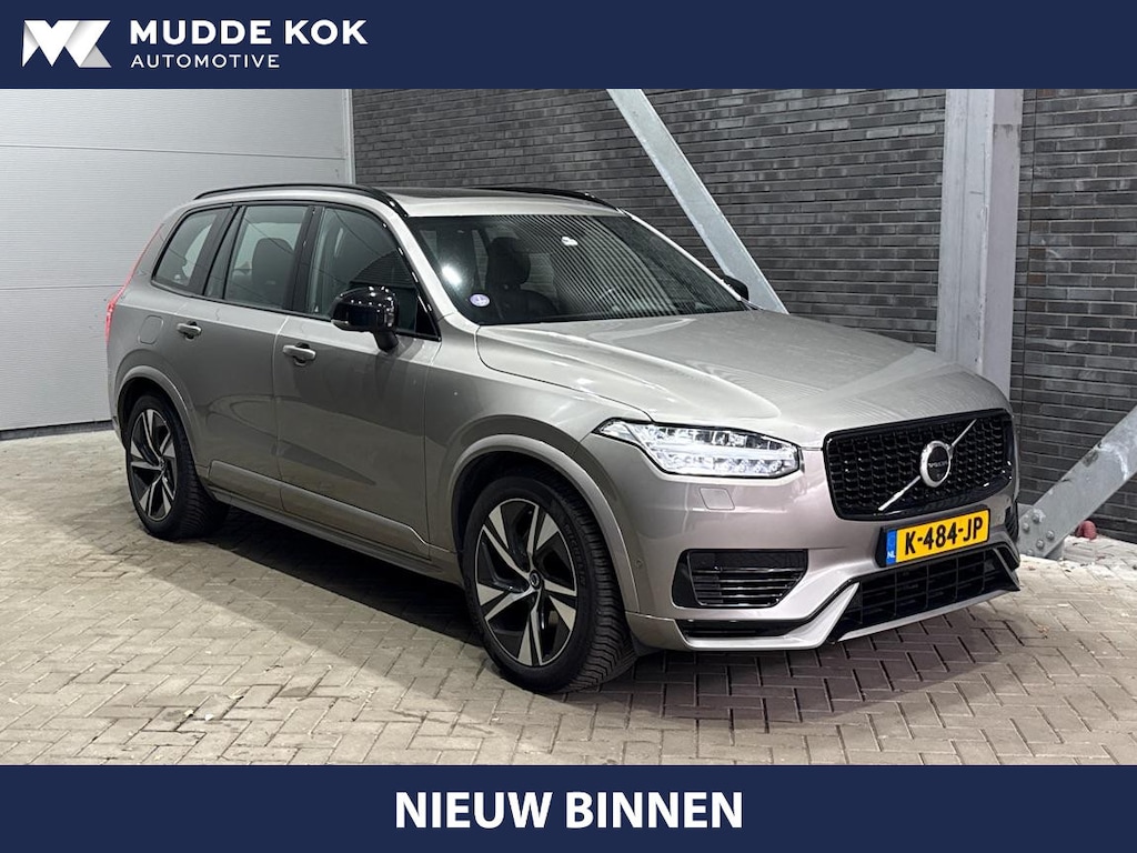 Volvo XC90 T8 Recharge R-Design | Luchtvering | B&W | Panoramadak | Stoelventilatie+Massage | 360° Camera | Head-up | Trekhaak