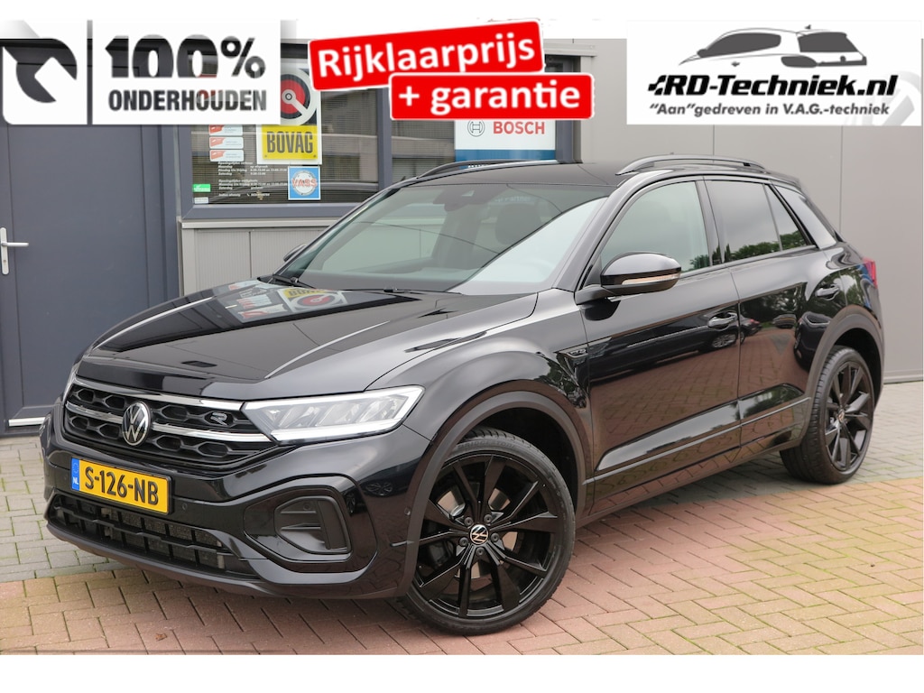 Volkswagen T-Roc 1.5 TSI 150pk DSG R-Line Black Style Virtual cockpit , Keyless, PDC , 19"LMV, Camera , Carplay, LED, Navi voorbereid. Stoelverwarming , Elektr. achterklep