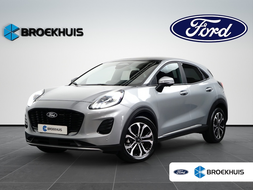 Ford Puma 1.0 EcoBoost Hybrid Titanium X Automaat | Afn. Trekhaak | Panoramadak | Adaptive Cruise | Dodehoek Detectie