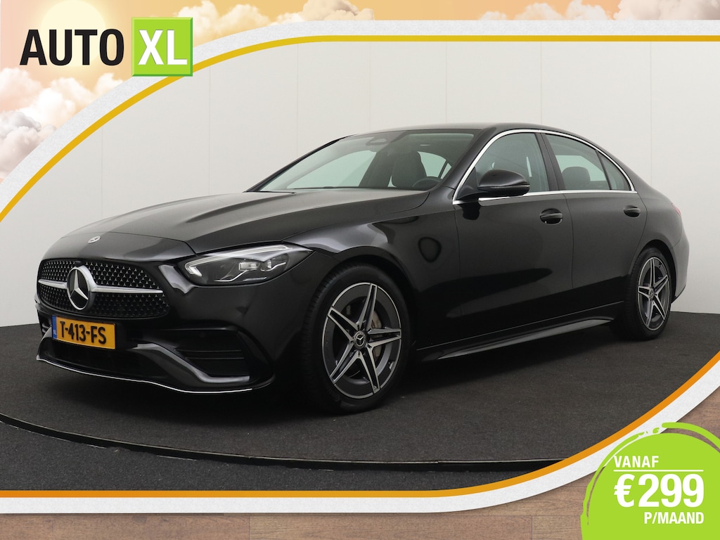 Mercedes-Benz C-klasse 180 170 PK Aut. AMG Line Camera Sfeeverlichting Stoelverw.