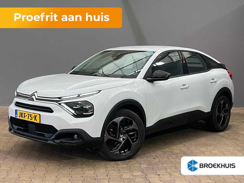 Citroën C4 1.2 Hybrid 136 Plus Camera | Navigatie | Carplay | Digitaal Dashboard | 18" Lichtmetaal | Cruise | Climate Control | LED | Achteruitrijcamera | Apple Carplay/Android Auto|telefoonintegratie premium | Comfortstoel(en)