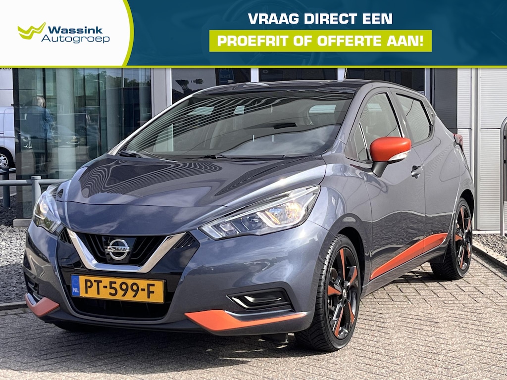 Nissan Micra 1.0L Acenta Carplay | Airconditioning | Eerste eigenaar | Two tone lak | Sportief Uiterlijk | Cruise control |