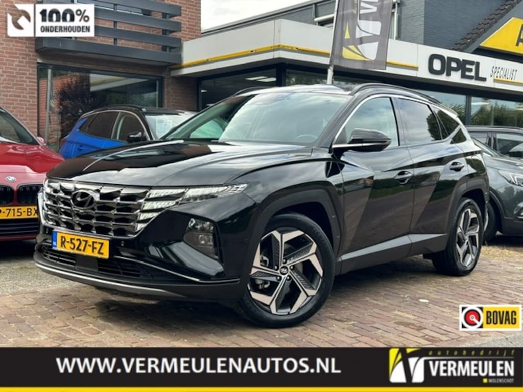 Hyundai Tucson 1.6 T-GDi HEV 230PK Premium Automaat + 19"/ Navi/ Clima/ Ad.Cruise/ Leder/ Winterpakket/ Camera/ Trekhaak/ NL auto