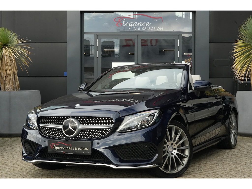 Mercedes-Benz C-klasse Cabrio 400 4MATIC AMG Prestige | 334PK | Burmester | Airscarf | 360° | Een bijzonder fraaie Mercedes-Benz C 400 4MATIC Cabriolet met de krachtige 3.0 liter V6-benzinemotor, goed voor maar liefst 334 PK en 480 Nm koppel. Dankzij de 4MATIC vierwielaandrijving en d