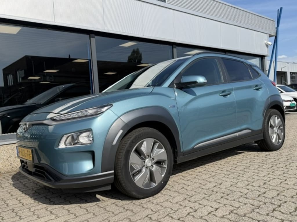 Hyundai Kona Electric EV FASHION DEISGIN 39KWH SOH 95% AUTOMAAT ECC/CRUISE/NAV/CAMERA/STOEL.VERWARM.