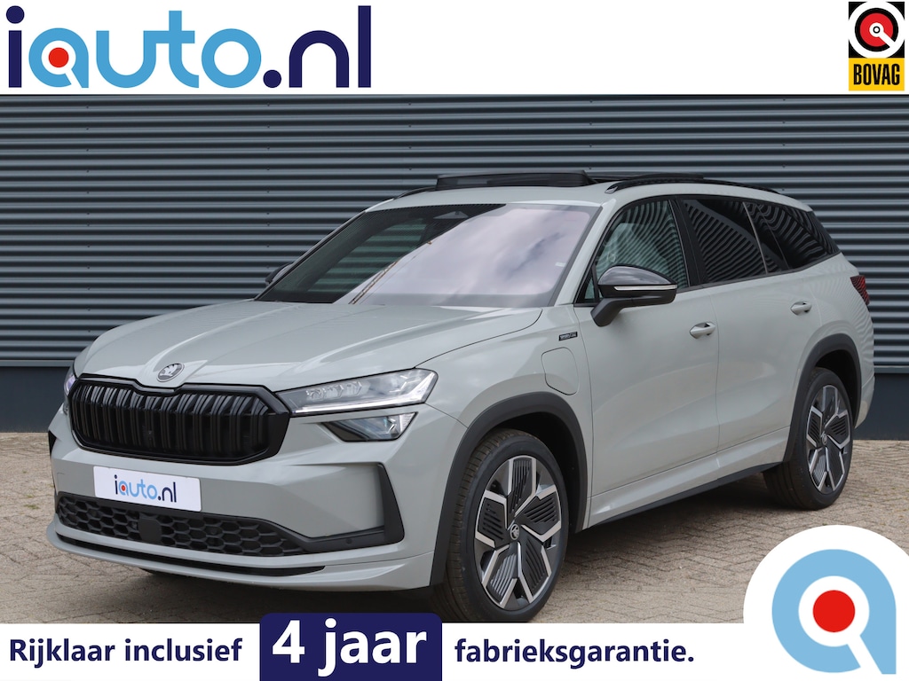 Skoda Kodiaq iV 1.5 TSI PHEV Sportline Pano/Matrix LED/ACC/Keyless/Camera/20"/Elek. stoel/Trekhaak wegkl.