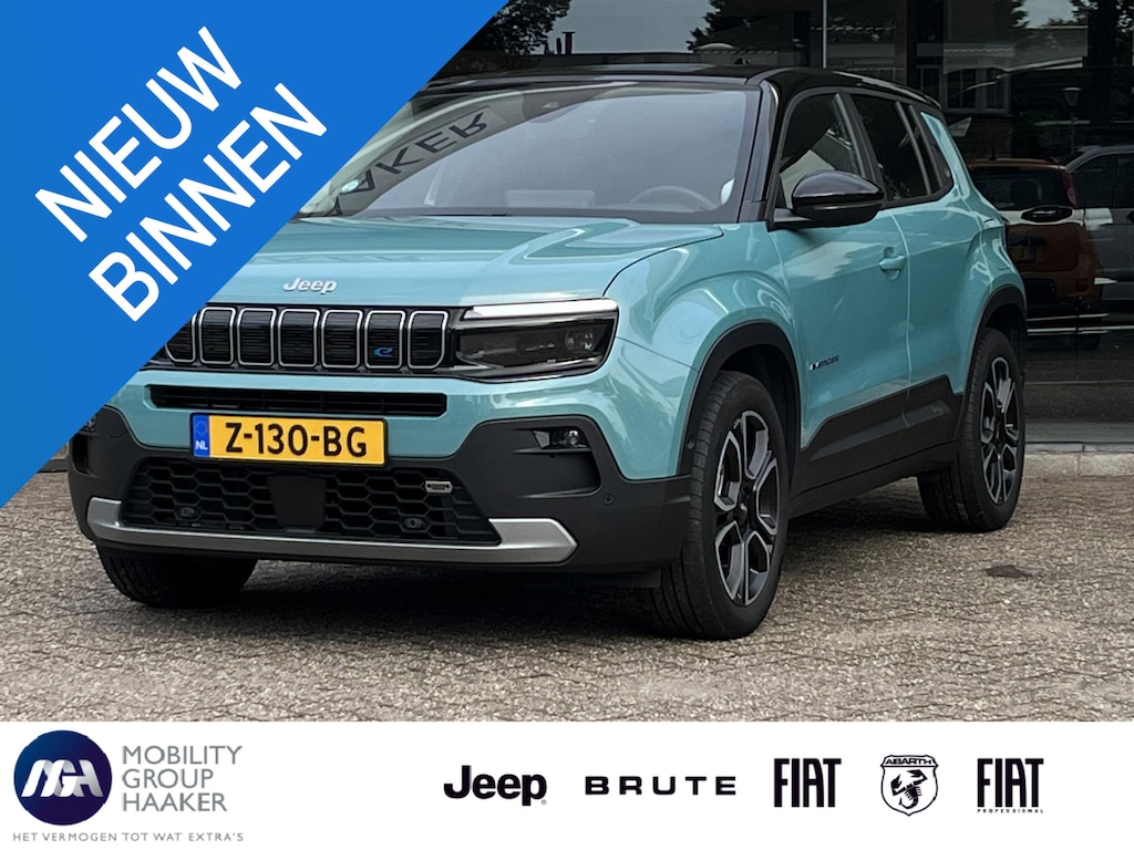 Jeep Avenger Summit 54 kWh | Apple/Android | Dodehoek detectie | Keyless start