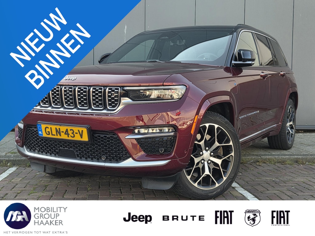 Jeep Grand Cherokee 2.0 Summit Reserve 4xe | Apple-Android | Luchtvering | HDMI-Passagiersscherm