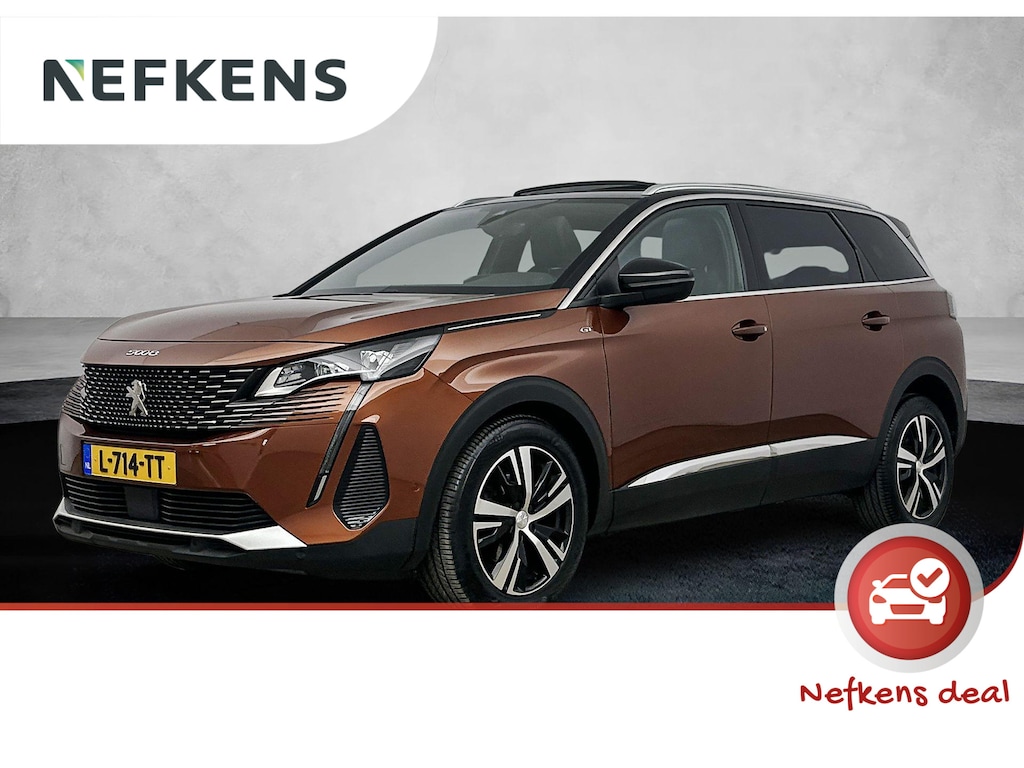 Peugeot 5008 130pk GT | 1ste eigenaar | Glazen dak | LEER/Alcantara | Camera | 7 persoons | AUTOMAAT