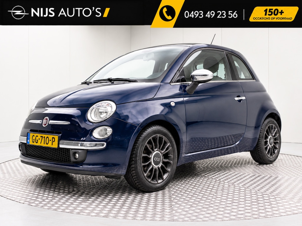 Fiat 500 0.9 TwinAir Lounge | Panoramadak | Airco | Bluetooth | Radio | Achterbank in delen neerklapbaar