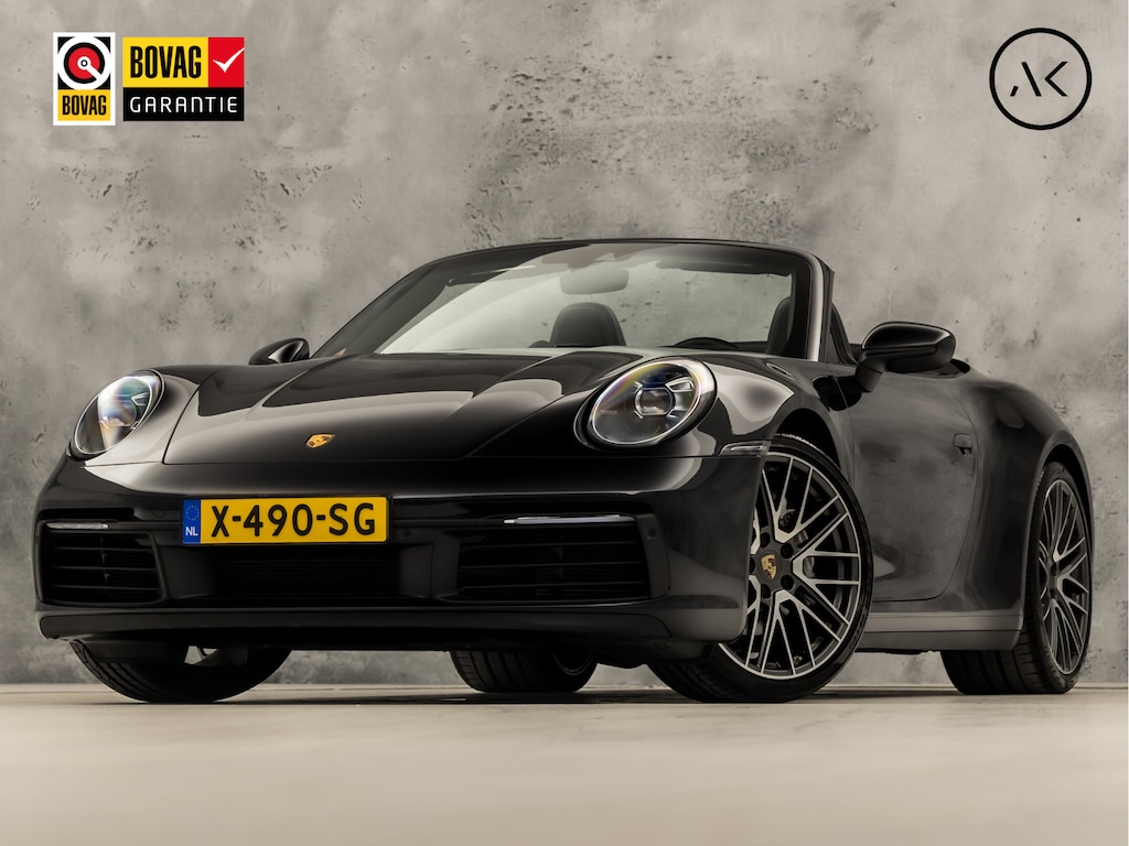 Porsche 911 Cabrio 3.0 Carrera 385Pk (SPORT CHRONO PAKKET, SPORTUITLAAT, BOSE AUDIO, LED MATRIX, APPLE CARPLAY, CAMERA, SFEERVERLICHTING, STOELVERWARMING, NIEUWSTAAT)