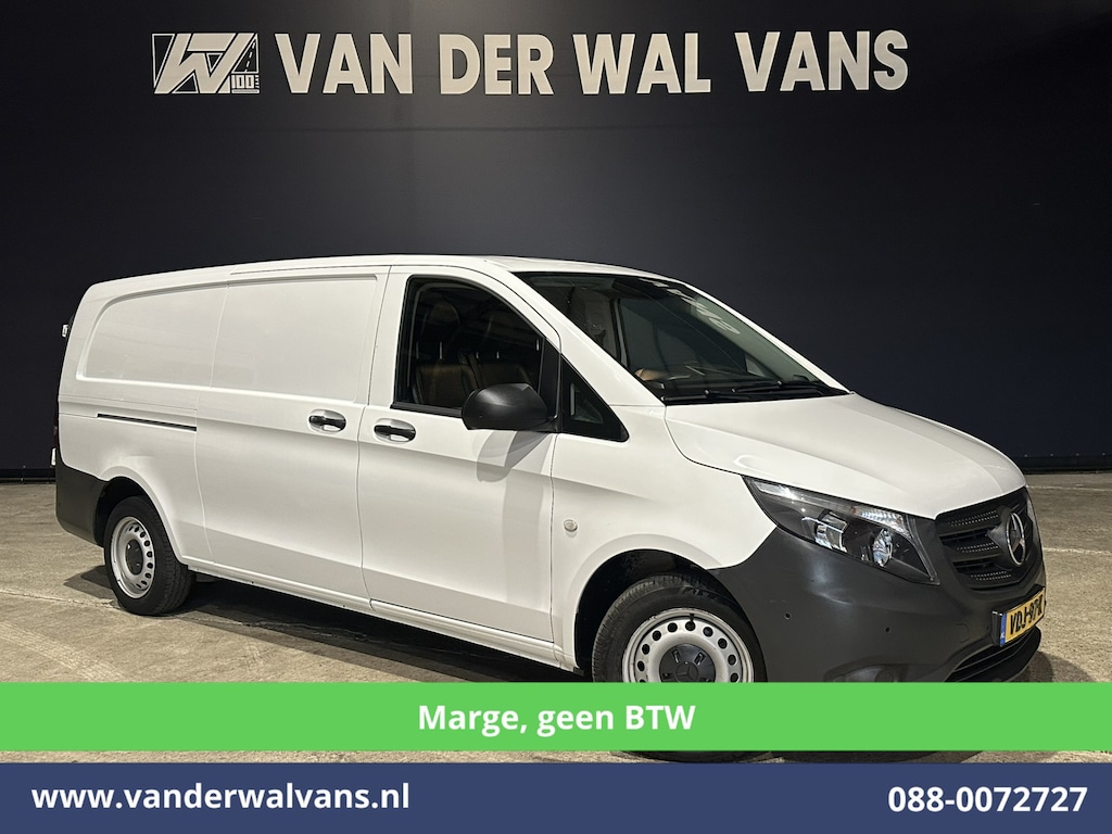 Mercedes-Benz Vito 111 CDI 115pk **MARGE, geen BTW** L3H1 Euro6 Airco | Camera | Navigatie | Cruisecontrol Trekhaak, Leder, Parkeersensoren, Bijrijdersbank