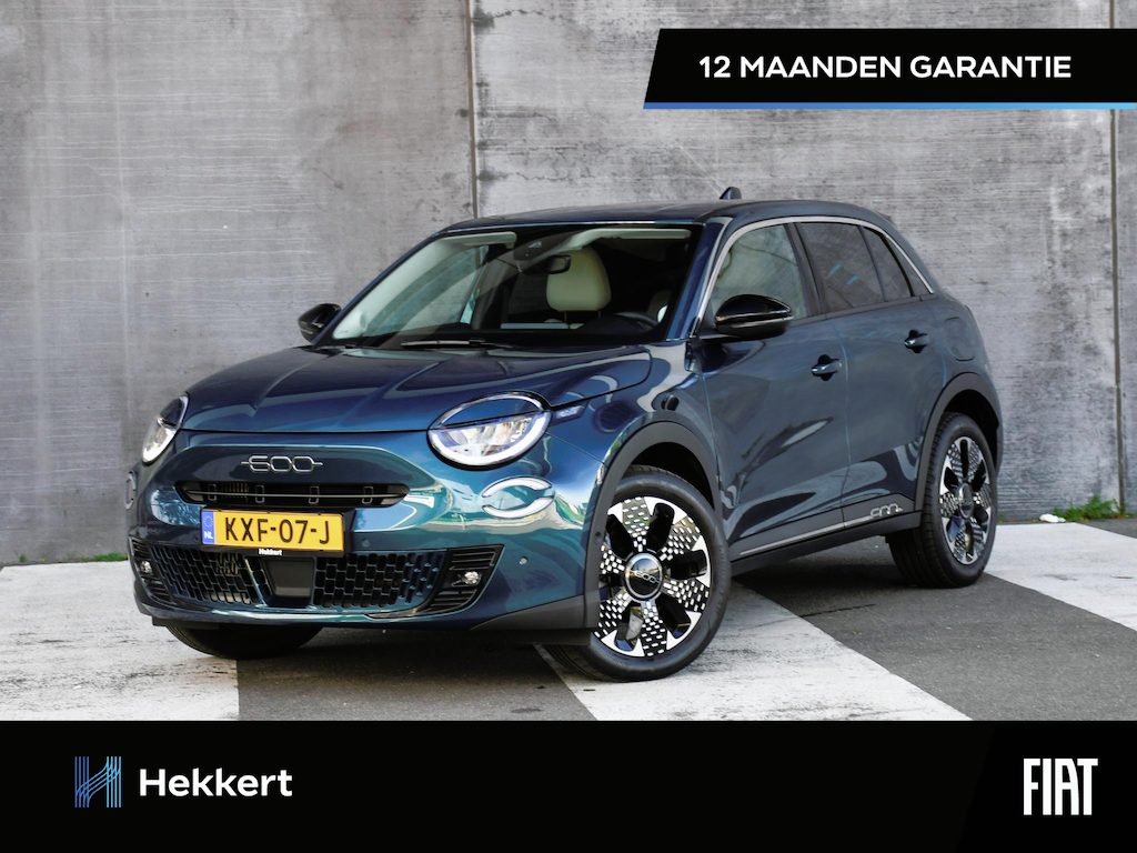 Fiat 600 La Prima 1.2 Hybrid 110pk Automaat MASSAGE | DODE HOEK | 18''LM | CAMERA | DAB | STOELVERW. | ADAPT. CC