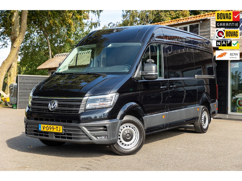 Volkswagen Crafter 35 2.0 TDI L3H2 DC Highline I 2 schuif I camera I carplay I blis I Acc