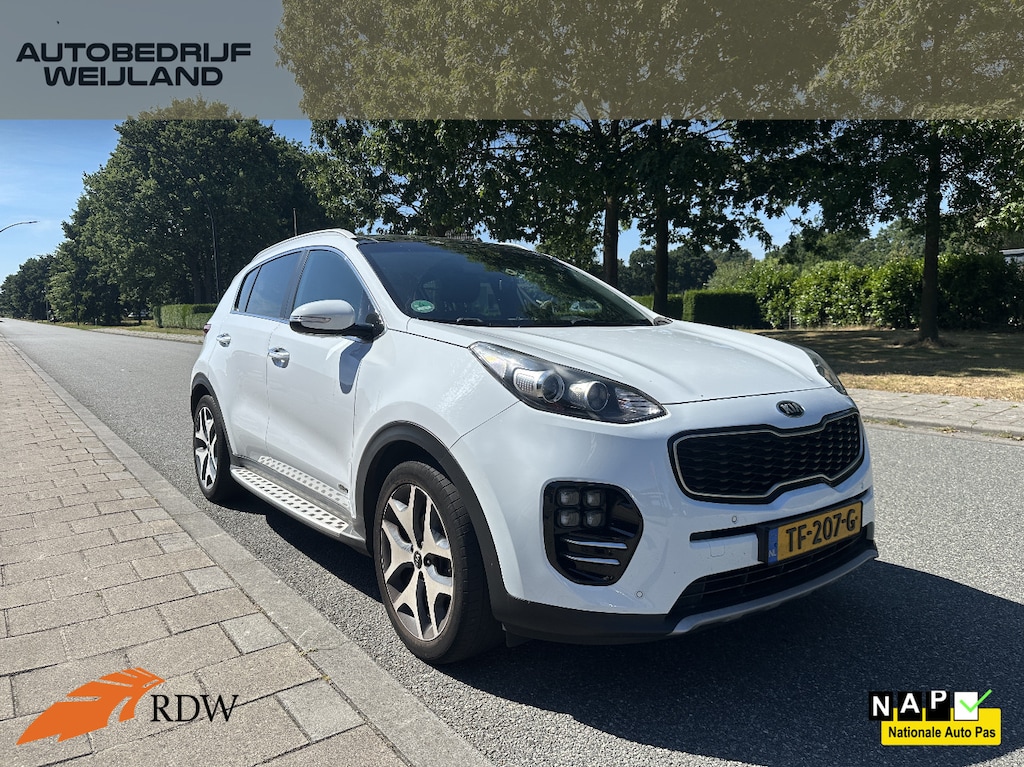 Kia Sportage 1.6 T-GDI 4WD GT-Line NIEUWSTAAT I GT-line I Trekhaak I Carplay I Treeplank I Pano I Camera I Winterpakket I NL-auto I Navi I