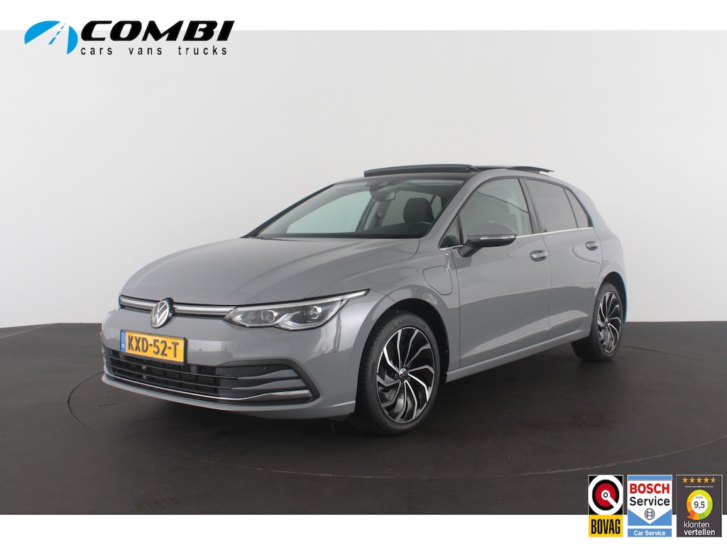 Volkswagen Golf 1.4 eHybrid > Pano.schuifdak/Moonstone Grey/Memory/17 inch
