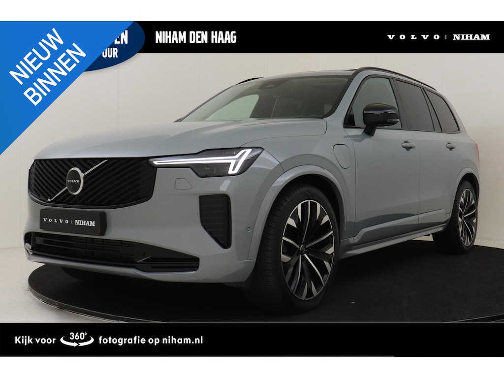 Volvo XC90 II T8 PLUG-IN HYBRID AWD ULTRA DARK *FULL OPTIONS!* -PANO.DAK|BOWERS&WILKINS|LUCHTVERING|360°CAM|HEAD-UP DISP.|GEVENT.LEDER+MASSAGE|PRIVACY.GLAS|TREKHAAK|21"ALL-SEASON|SoH:100%