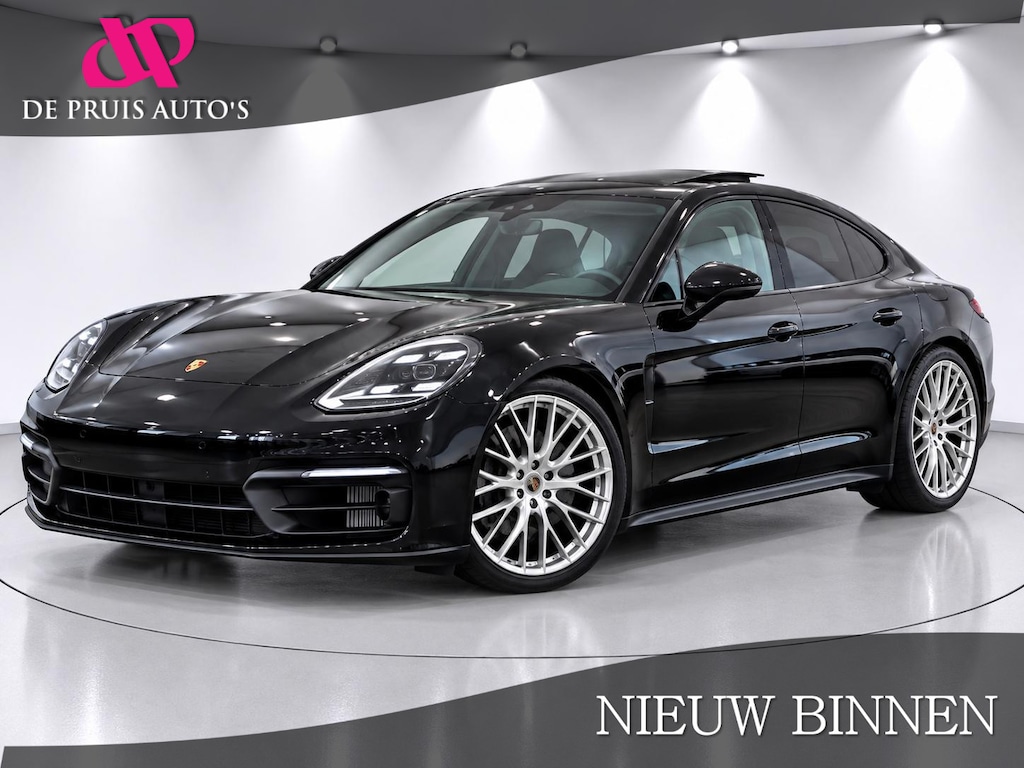 Porsche Panamera 2.9 4 E-Hybrid Platinum Edition Matrix koplampen Sportuitlaat systeem Pano Stoelventilatie Head Up 21 Inch Bose Surround View Apple Carplay  Soft-Close