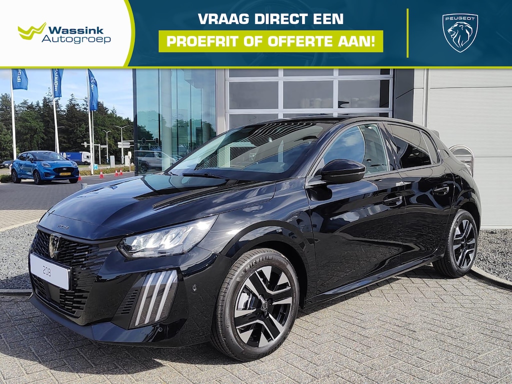 Peugeot 208 Allure Hybrid 110 E-DCS6 Automaat |Navigation Pack | Stof/Leder interieur | Vision pack | Voorraad voordeel |