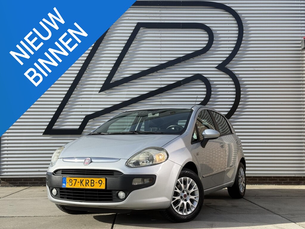 Fiat Punto Evo 1.4 Dynamic 1e Eigenaar|Clima|Trekhaak|Cruise Control|LM Velgen|N.A.P|APK tot 01-2027