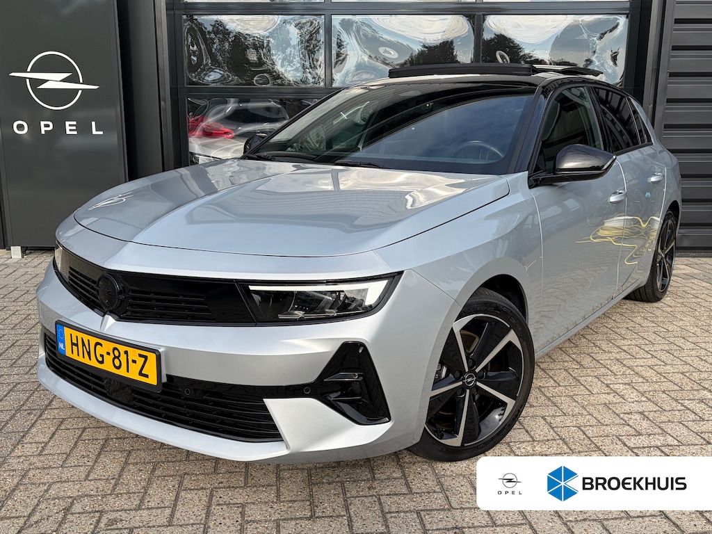 Opel Astra 1.2 Turbo 145 PK Hybrid GS | ELEK. SCHUIF-/KANTELDAK| SFEERVERLICHTING| 360* CAMERA| AGR COMFORTSTOELEN| ADAPTIEVE CRUISE CONTROL| STUUR EN STOELVERWARMING| KEYLESS ENTRY & START| PARKEERSENSOREN| FULL LED| APPLE CARPLAY/ANDROID AUTO|