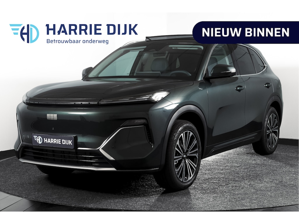 Geely Starray EM-i 1.5 Max+ PHEV | 136km Elektrisch |S/K-Panodak | 360 Camera | NAV+App. Connect | V2L | Warmtepomp | HUD | Stoelverwarming & verkoeling | Memory | Elek. klep | Flyme | LM 19" | 8607