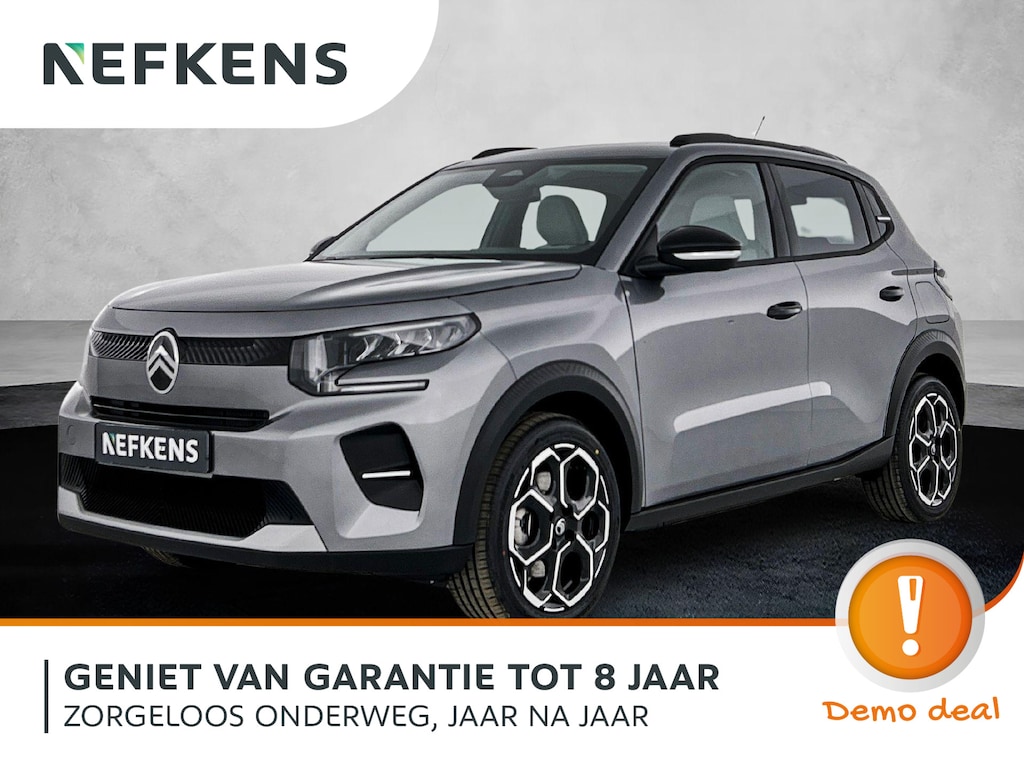 Citroën E-C3 Max Comfort Range 44 kWh 113pk | DEMO | Navigatie | Achteruitrijcamera | Climate Control | Cruise Control | Parkeersensoren | Bluetooth | Draadloze Apple Carplay / Android Auto | Comfortstoelen | Elektrisch inklapbare spiegels | Led koplampen | Donker getint glas | 17" lichtmetalen velgen |