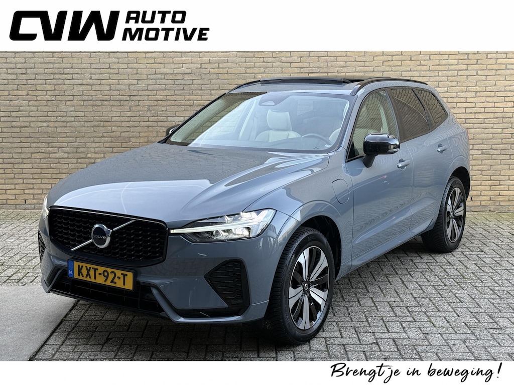 Volvo XC60 2.0 T8 Plug-in hybrid AWD Plus Dark | Panoramadak | Long range | Camera | Lederen bekleding | Memory | Navigatie | Full-LED | DAB | Keyless | Apple CarPlay | Stoelverwarming&koeling | Achterbankverwarming | Elektrische achterklep | 19 inch velgen | Volledig onderhouden