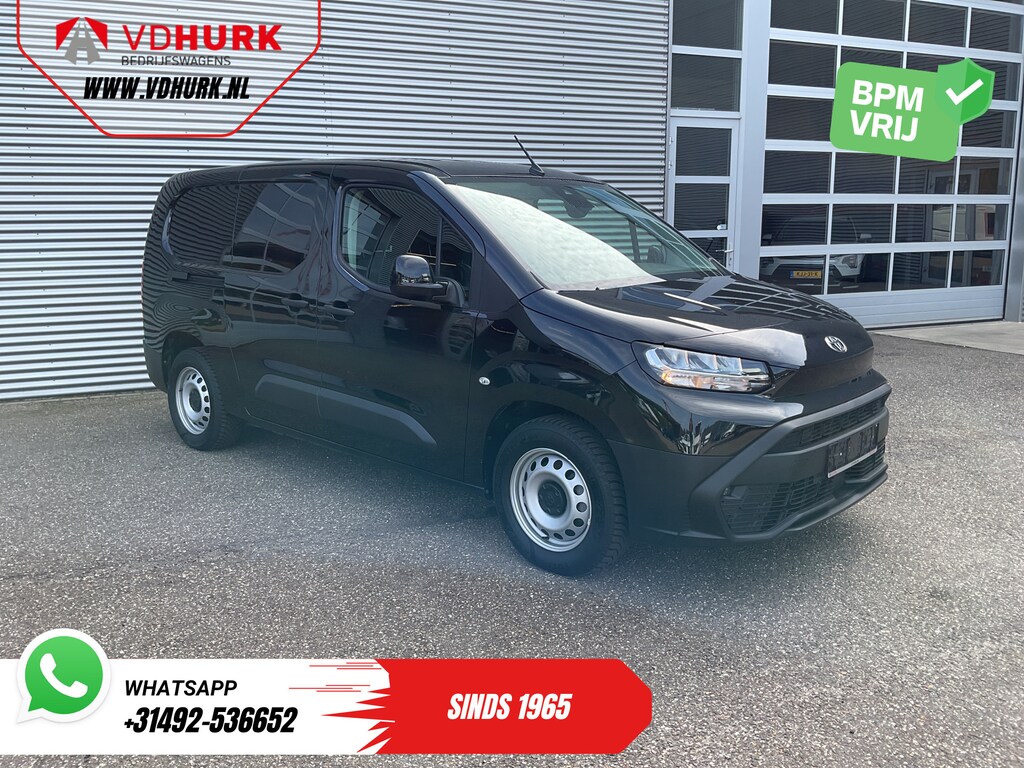 Toyota PROACE CITY Electric e-ProAce 50 kWh 320 km WLTP L2 3Pers./ LED/ Standkachel/ Snellader/ 2x Schuifdeur/ Airco/ Cruise/ PDC/ DAB