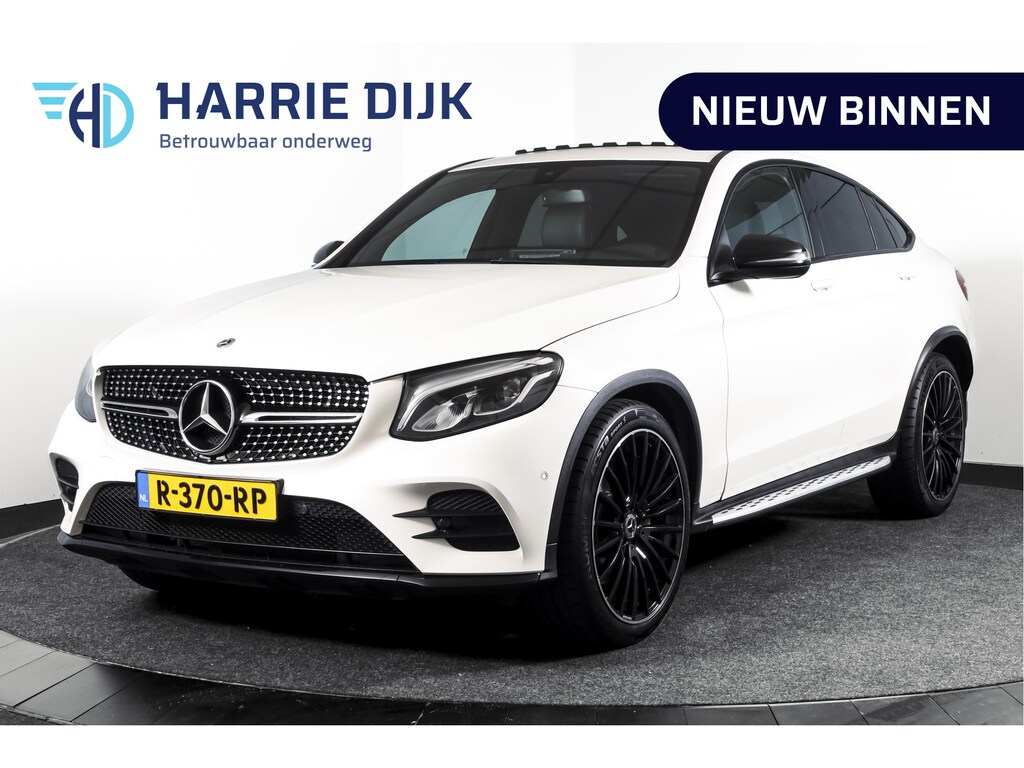 Mercedes-Benz GLC Coupe 250 4MATIC 211 PK Premium AMG Line | S/K-Panodak | Cruise | Stoelverw. | PDC | Camera | App. Connect | ECC | LM 21" |