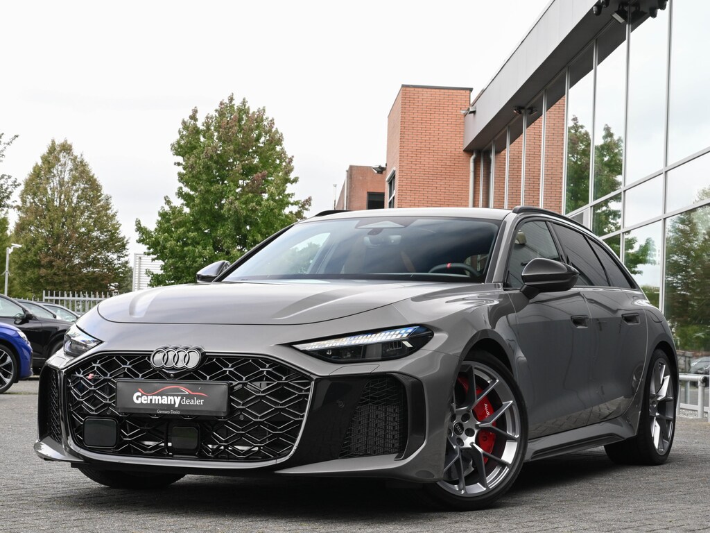 Audi RS5 Avant RS5 2.9TFSI V6 BiTurbo 639pk eHybrid Quattro VOL! Keramisch 3xCarbon Pano 285km/u TechPro B&O HUD M-Led